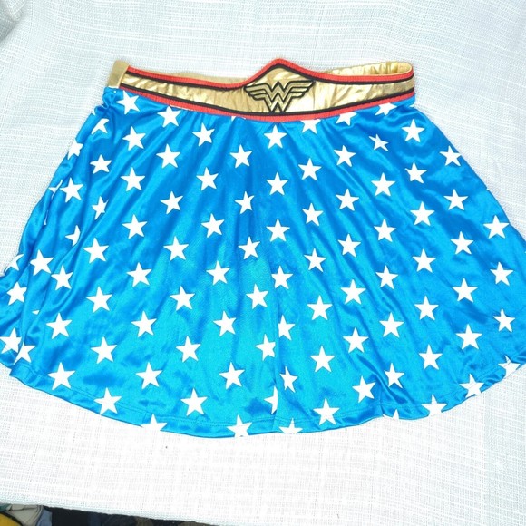 DC Wonder Woman Corset Bustier With Skirt & Accessories Halloween Cosplay Adult - Picture 10 of 16